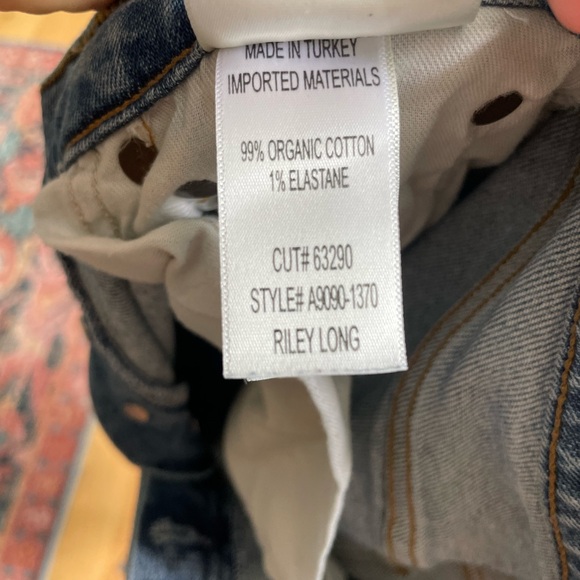 AGOLDE Riley High Rise Straight Distressed Jeans - Picture 9 of 11